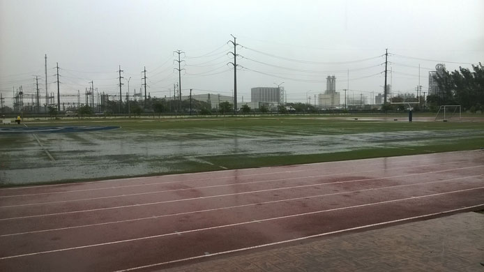 Mucha lluvia para el partido entre Tampico y los Leones del LBM