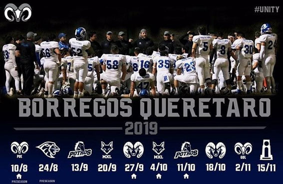 Calendario de Borregos Querétaro